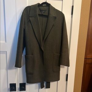 J. Crew olive green jacket with belt  sz M